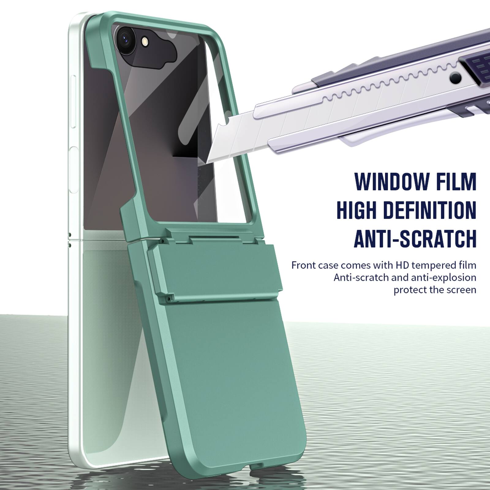 WINDOW FILM HIGH DEFINITION ANTI-SCRATCH

Front case comes with HD tempered film Anti-scratch and anti-explosion protect the screen