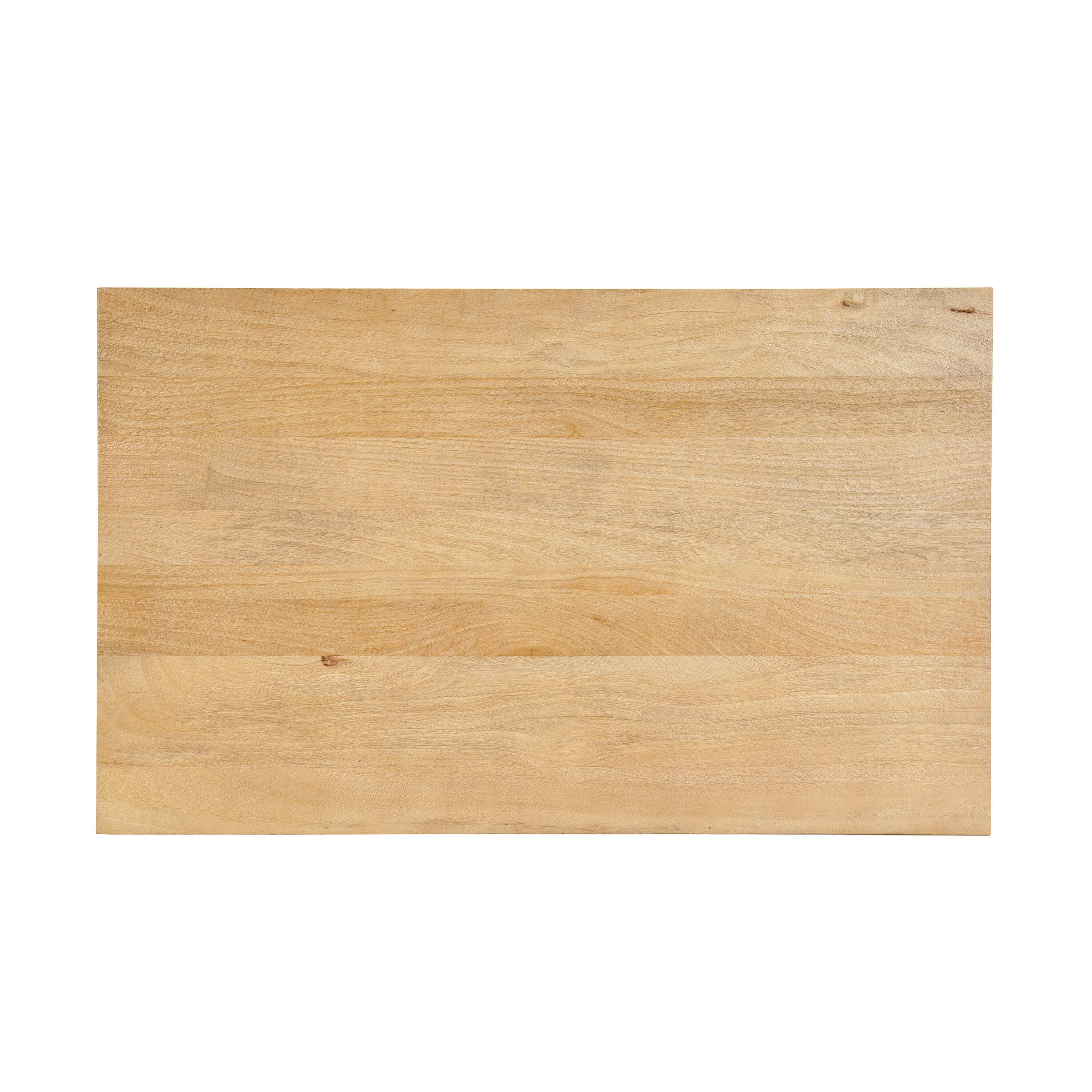Alt View 4. Manhattan Lane - Elias Coffee Table | 42" Rectangular Top | Wood Sustainably Harvested - Natural Brown.