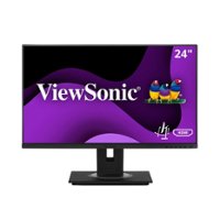 ViewSonic - VG2448A 23.8" IPS LCD FHD Monitors (DisplayPort VGA, USB, HDMI) - Black - Front_Zoom