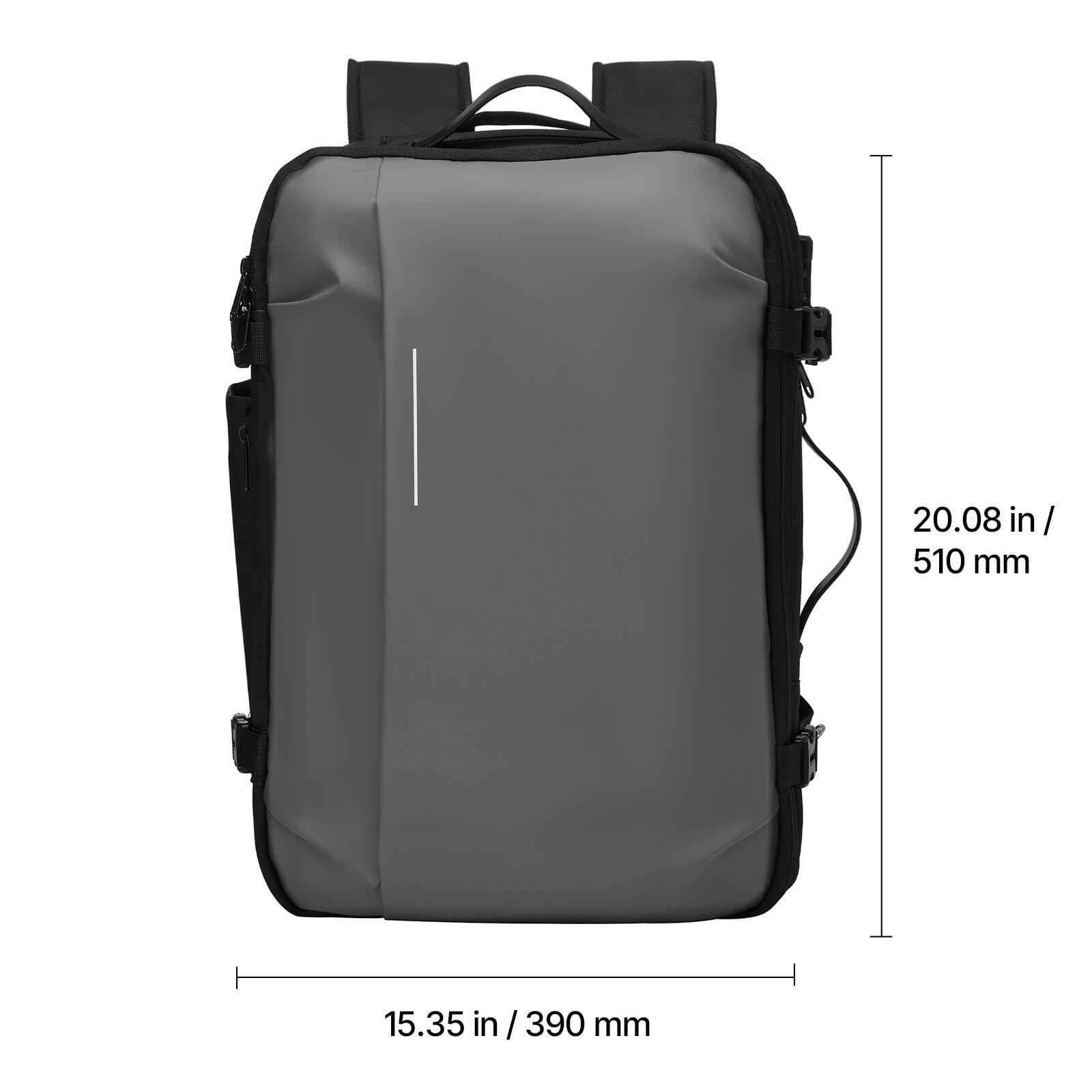 20.08 in / 510 mm  
15.35 in / 390 mm