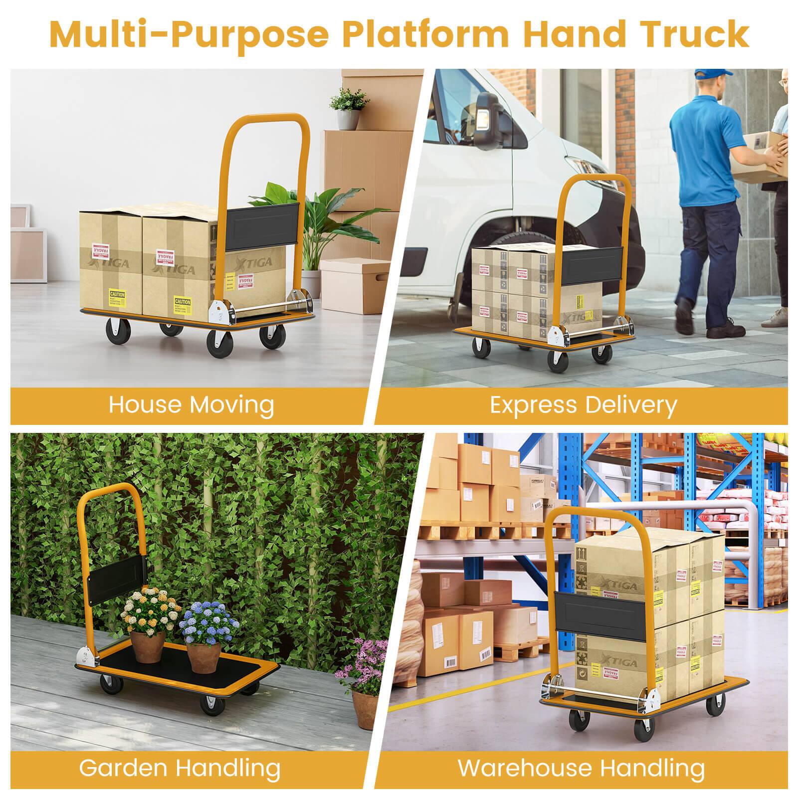 Multi-Purpose Platform Hand Truck

- House Moving
- Express Delivery
- Garden Handling
- Warehouse Handling