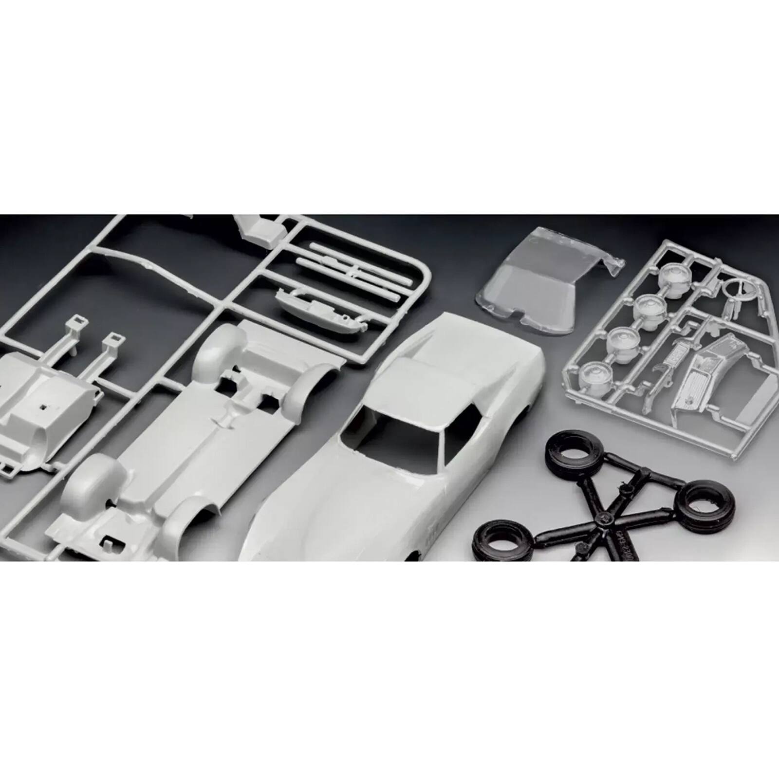 Alt View 5. Revell - Level 3 Model Kit 1969 Chevrolet Corvette Stingray All-Included Kit 1/32 Scale Model by Revell.