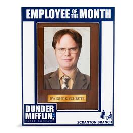 Silver Buffalo - The Office "Employee of the Month" Photo Frame | Holds 5 x 7 Inch Pictures - Blue