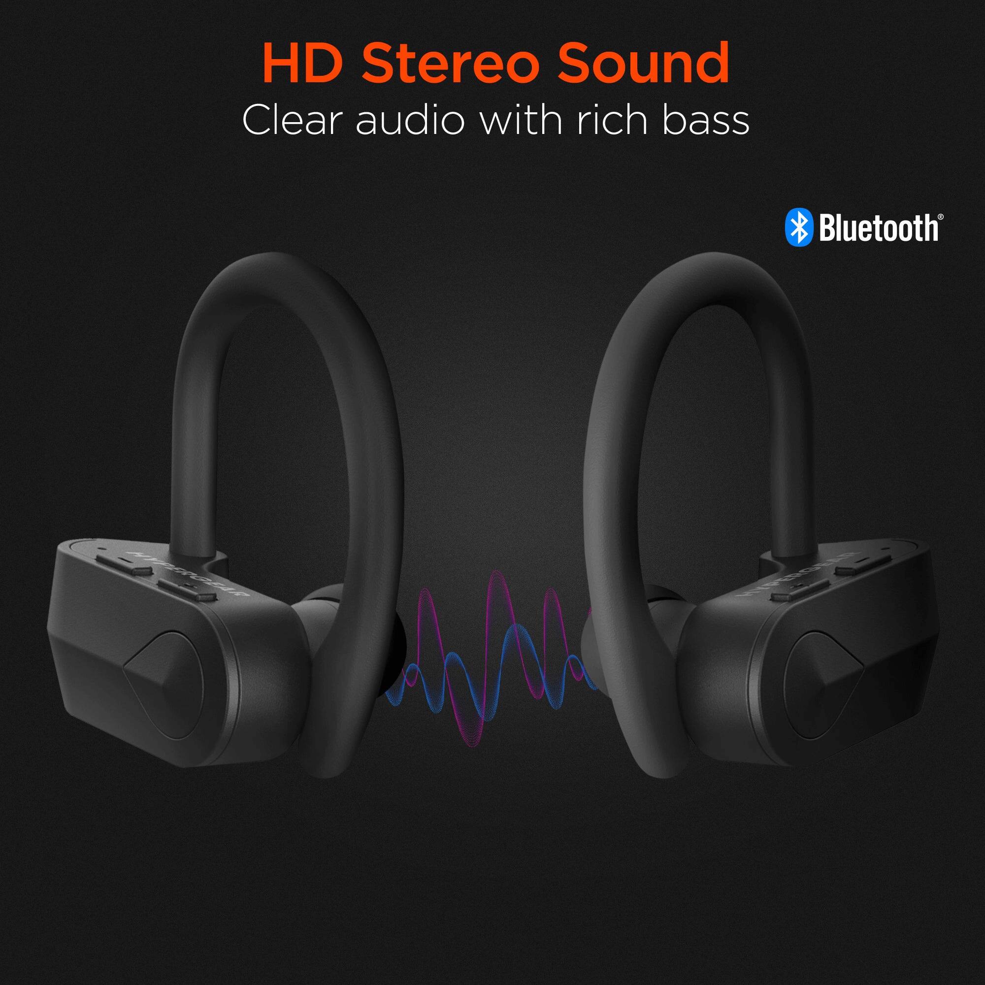 HD Stereo Sound  
Clear audio with rich bass  
Bluetooth