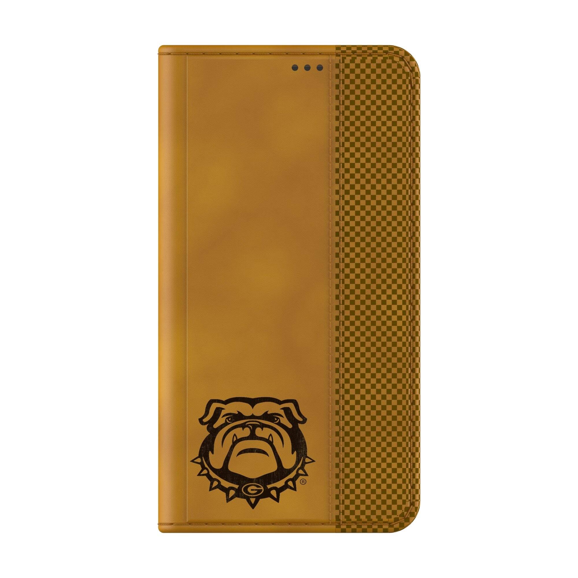 Alt View 1. Keyscaper - Georgia Bulldogs Galaxy Burn Design Team Folio Case - S20 - Multicolor.