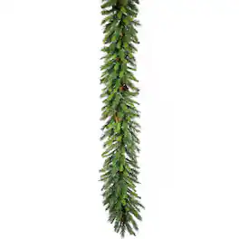 Vickerman - 9' x 16" Cheyenne Garland with Cones 290 Tips - Green