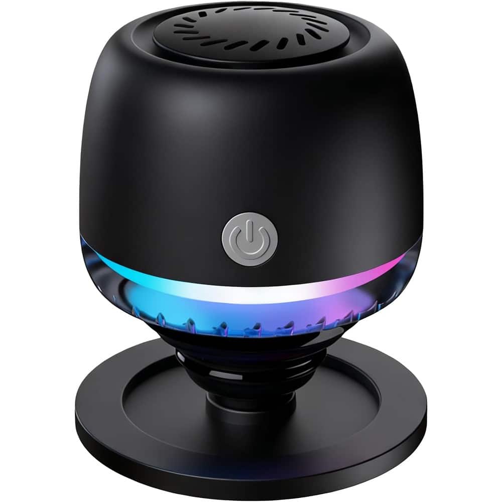 ACJPR - Magnetic Bluetooth Speaker with RGB Lights, 360° Sound, Airbag Design & Strong Magnetic Base