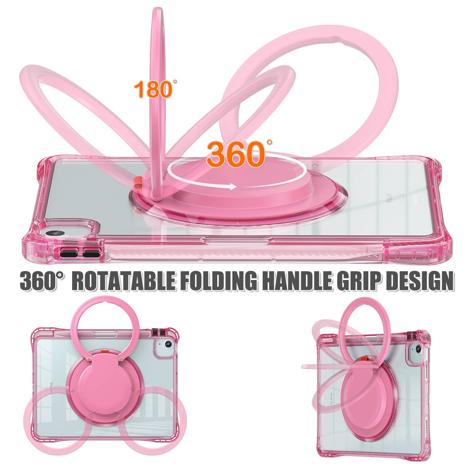 360° ROTATABLE FOLDING HANDLE GRIP DESIGN