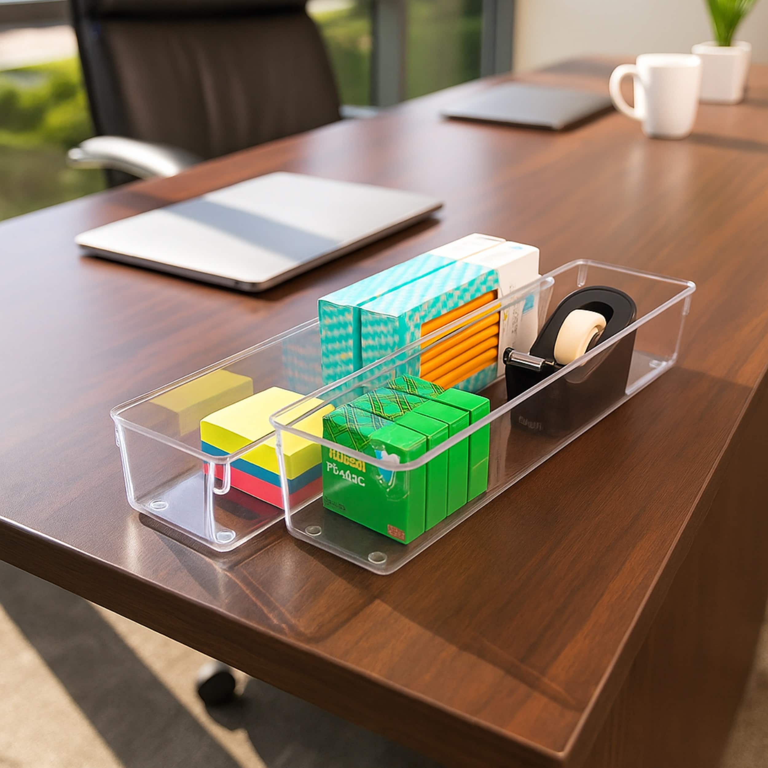 Sorbus - Drawer Organizer Set - Clear
