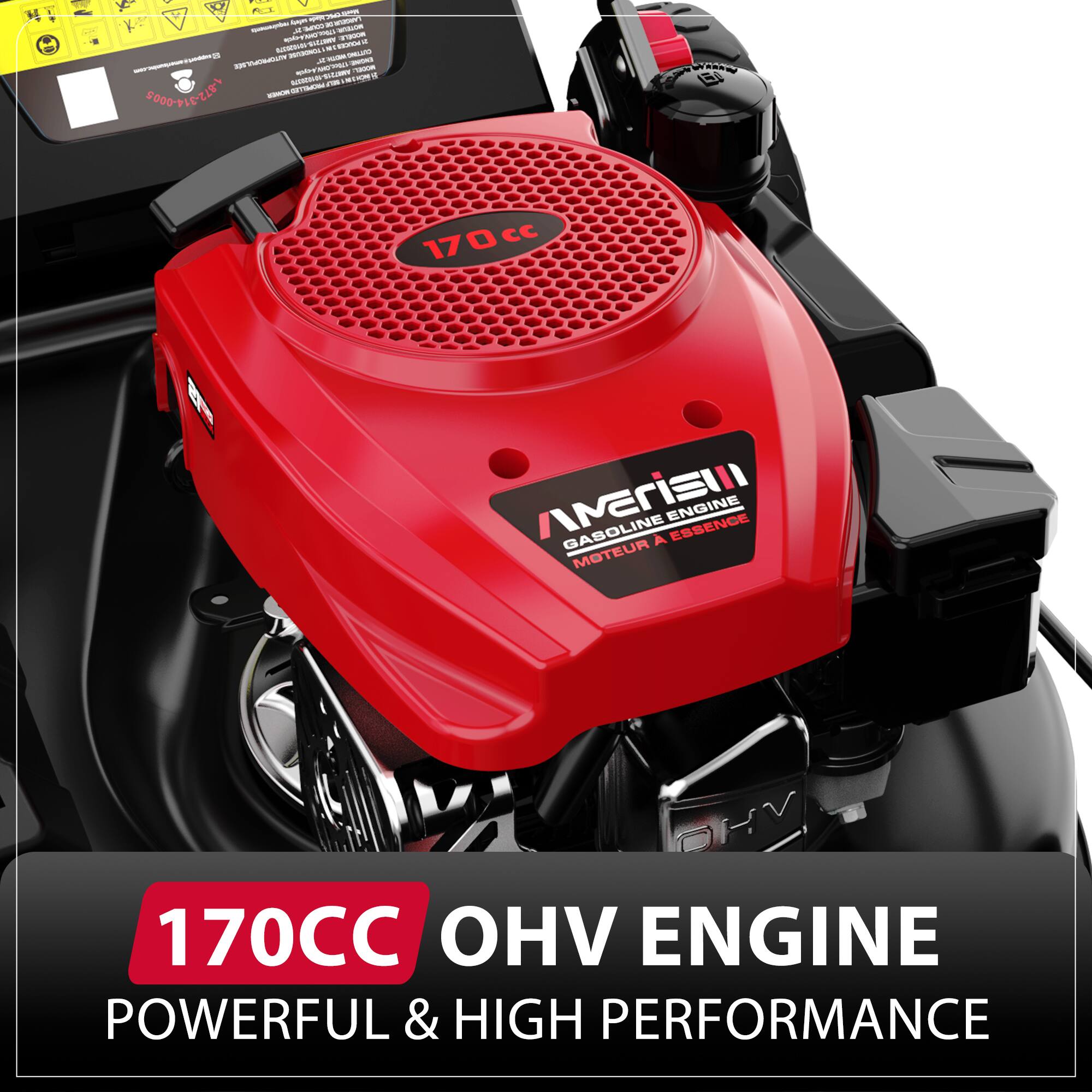 - Arum
- -o
- adre
- 1
- - - - - - I
- HU NTELL
- - - - - SAE
- - SN 1 i P
- F00O SOOP-FID-ZIE* 314 W
- 170 CC
- AMEriEmN GASOLINE A ENGINE ESSENCE MOTEUR OHV
- 170CC OHV ENGINE POWERFUL & HIGH PERFORMANCE