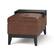Alt View 12. Simpli Home - Oregon Storage Ottoman Bench with Tray - Distressed Saddle Brown.