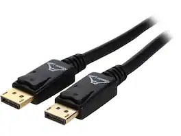 Nippon Labs - DP-10-BR2 10 ft. DP DisplayPort 1.2 HBR2 Male to Male Cable with Gold Plated Connectors, Black