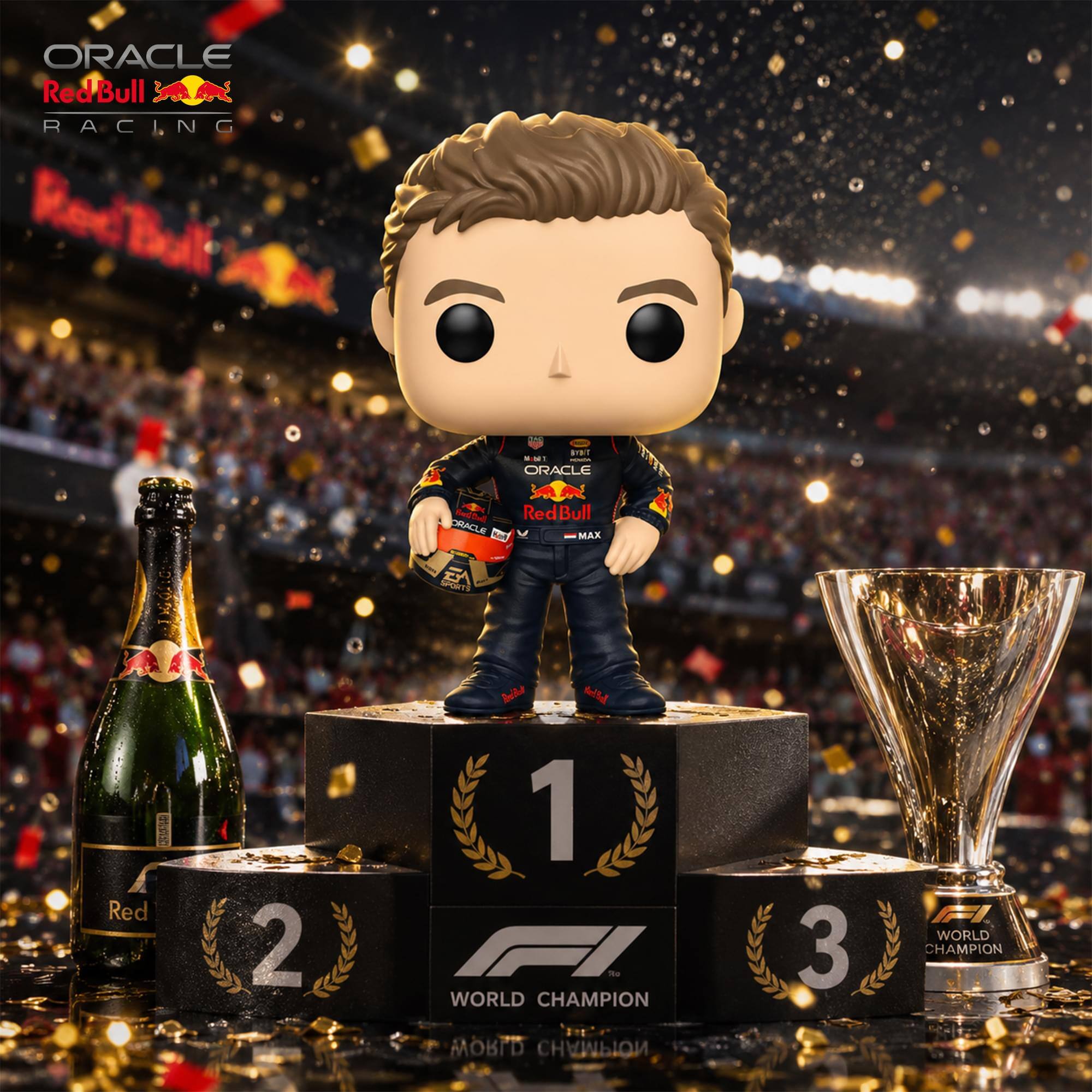 ORACLE RedBull RACING

THE MORDA ORACLE

BeatTed RedBull ORACLE Kot MAX

SPORTS STATION Red

2

RedBode 1 FI 100g WORLD CHAMPION

3

FI WORLD CHAMPION