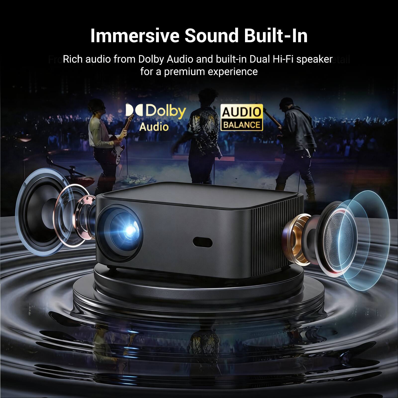 Immersive Sound Built-In

Rich audio from Dolby Audio and built-in Dual Hi-Fi speaker for a premium experience

Dolby Audio

AUDIO BALANCE