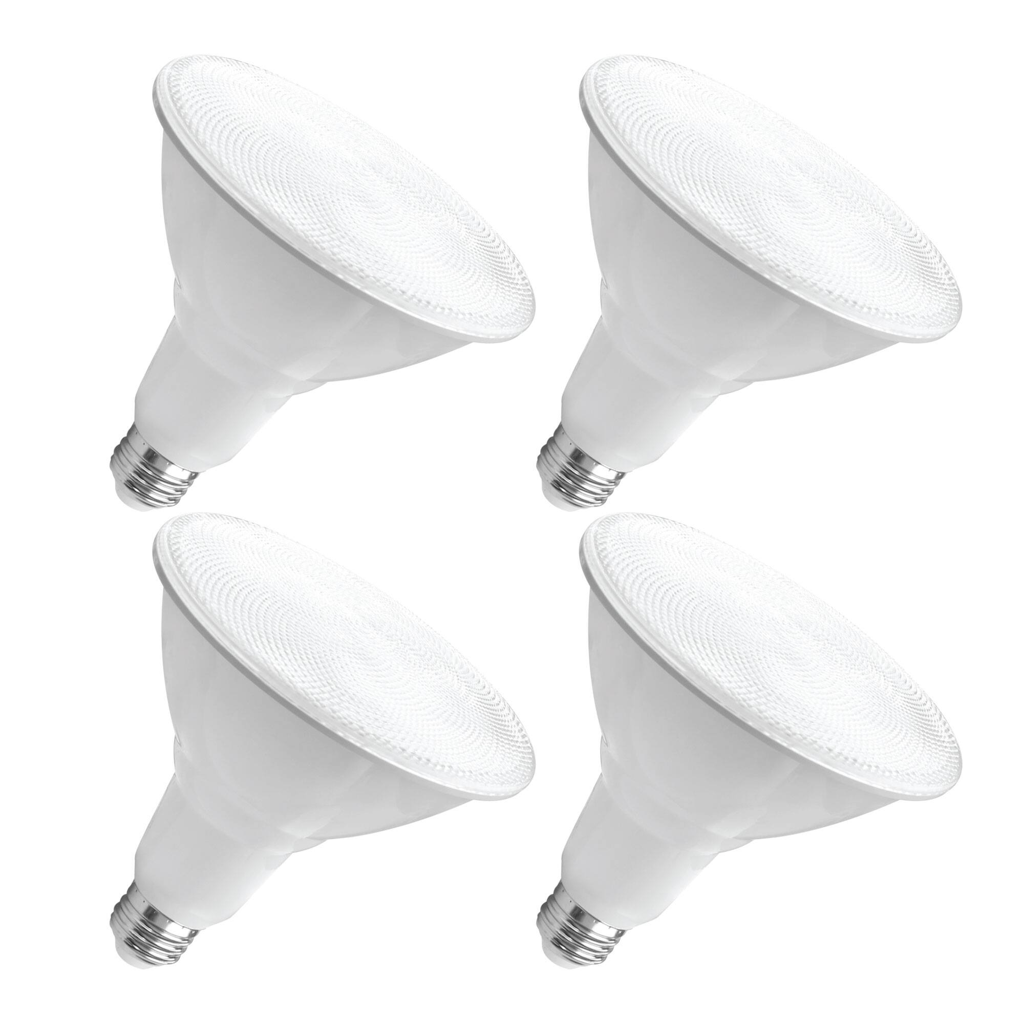 Alt View 4. VIRIBRIGHT - PAR38 LED Bulb, 1500 Lumens Dimmable, Warm White 2700K (4 Pack) - 2700K.