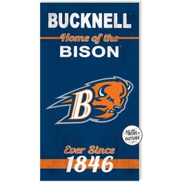 Jardine - Bucknell Bison 11'' x 20'' Home Of The Sign - Blue