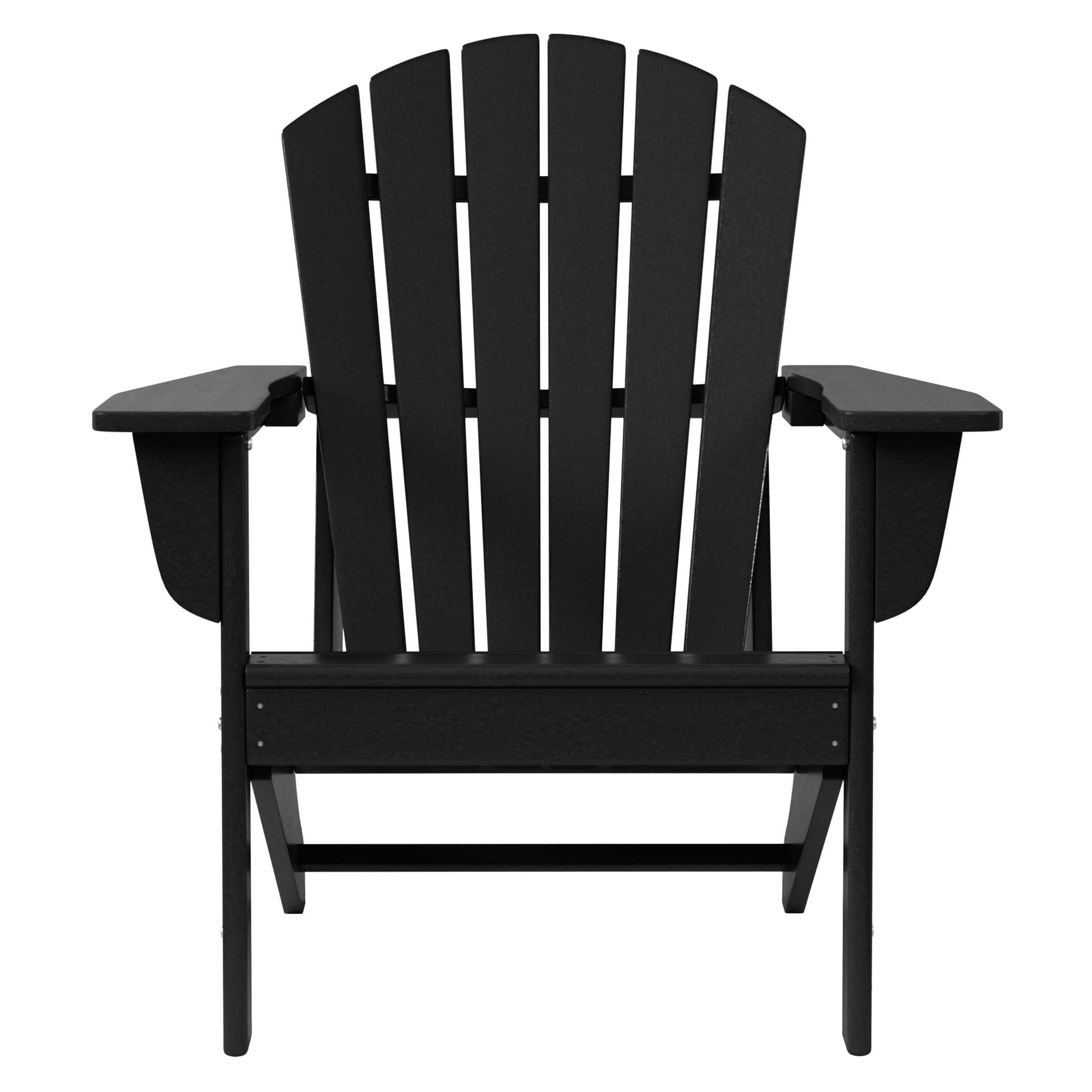 WestinTrends - Dylan Outdoor Adirondack Chair - Black price history on PriceWatchPro