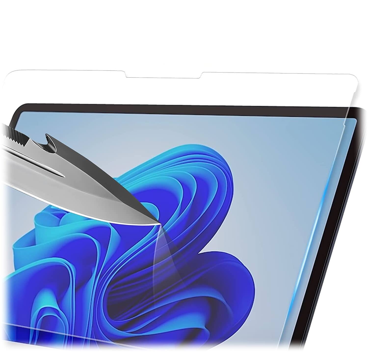 Alt View 13. SaharaCase - Tempered Glass Screen Protector for Microsoft Surface Pro X and Surface Pro 8 - Clear.