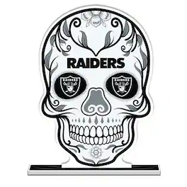 UPI Marketing - Las Vegas Raiders 10" Sugar Skull Standee - Multicolor