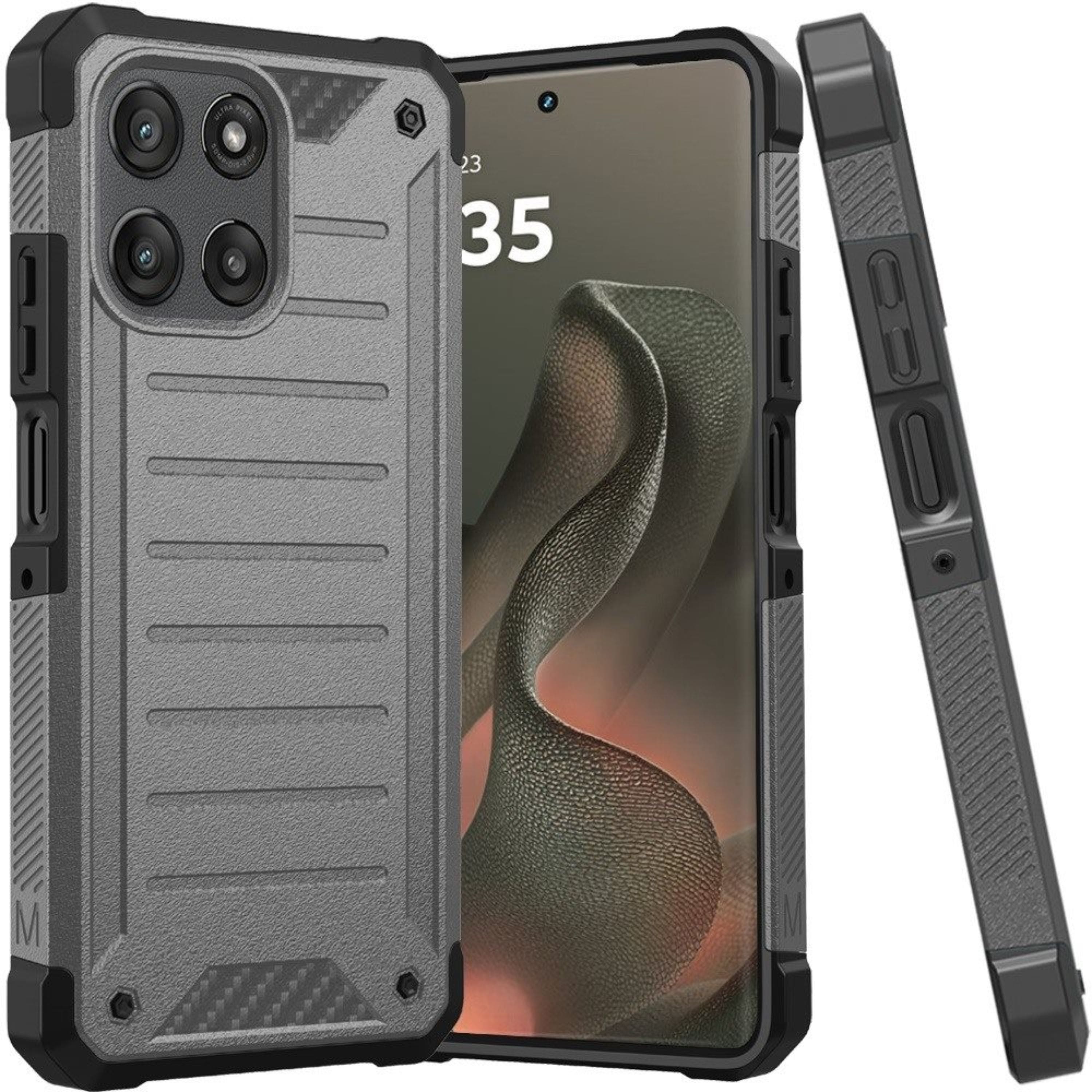 Kitcheniva - Premium Shock-Resistant Phone Case For Motorola Edge 2026 Charcoal Grey - Gray