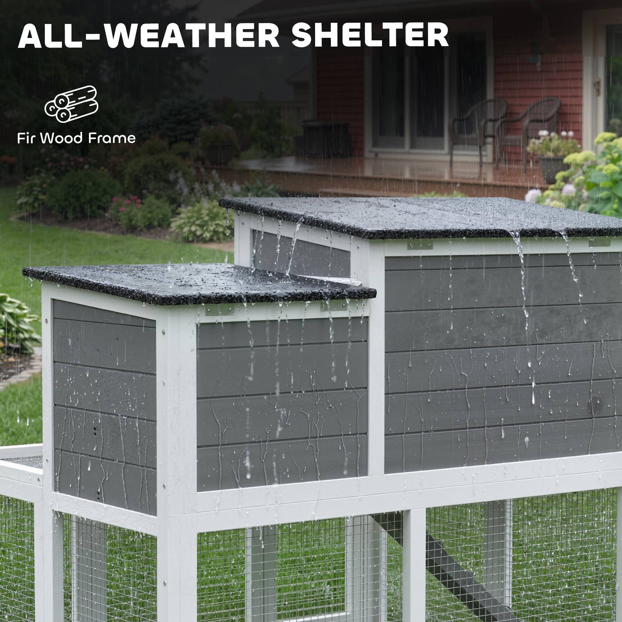 ALL-WEATHER SHELTER  
Fir Wood Frame