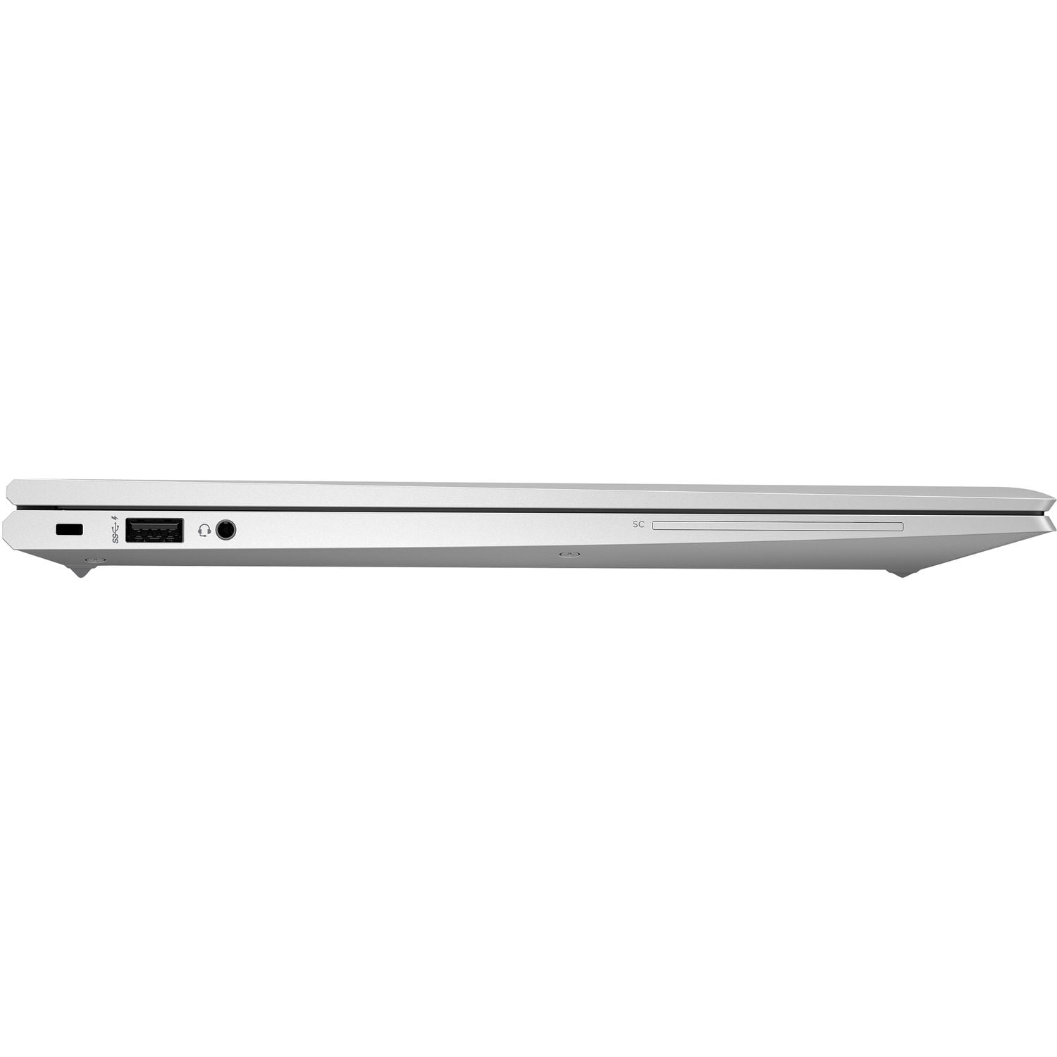 Left. HP - HP EliteBook 850 G7 15.6" Laptop, Intel i7-10610U, 16GB, 256GB, Windows 11P - Silver.