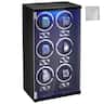 VEVOR - Watch Winder, Watch Winder for 6 Men's and Women's Automatic Watches, with 6 Super Quiet Japanese Mabuchi Motors - Black