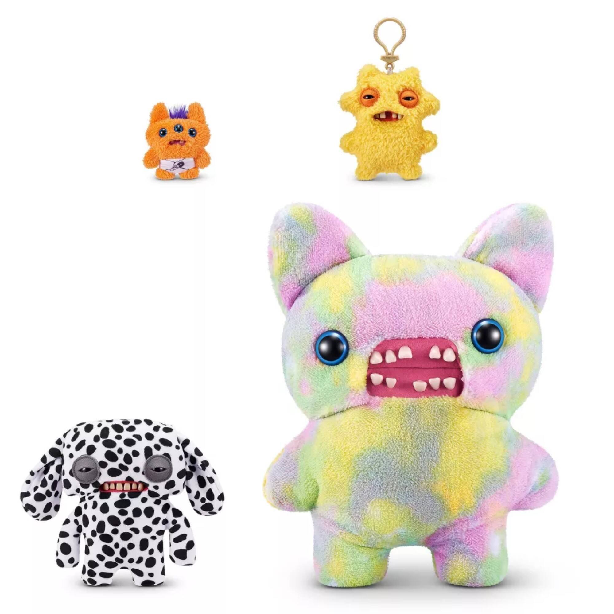 Alt View 3. Fuggler - Fuggler Funny Ugly Monster Plush Toy - 9 in Butt Ugly Pets (Annoyed Alien - Dalmatian) - Assorted Pre-Pack.