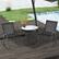 Back. Costway - 2 PCS Patio Folding Rocking Chair Heavy-Duty Metal Frame Rockers Outdoor - Black.