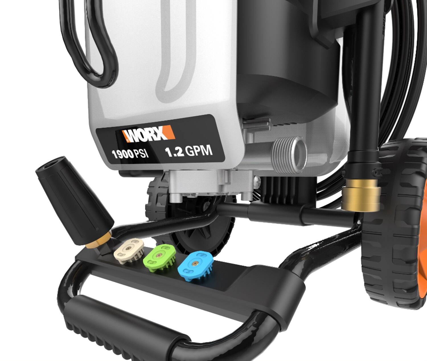 Alt View 11. WORX - Electric Pressure Washer up to 1900 PSI - Black.