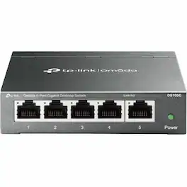 TP-Link - Omada Omada 5-Port Gigabit Desktop Switch - 5 Ports - Gigabit Ethernet - 10/100/1000Base-T - 2 Layer Supported - 3.10 W - Unknown