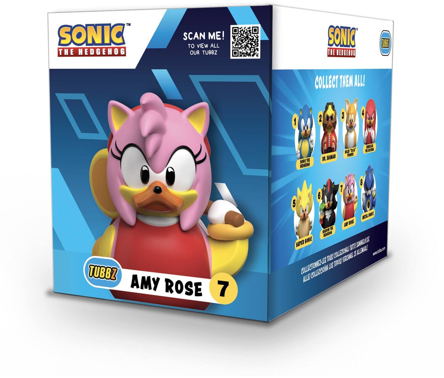 SONIC THE HEDGEHOG SCAN ME! TO VIEW ALL OUR TUBBZ SONIC THE HEDGEHOG. COLLECT THEM ALL! 1 2 3 4 5 6 7 8 9 10 11 12 13 14 15 16 17 18 19 20. TUBBZ MY ROSE.