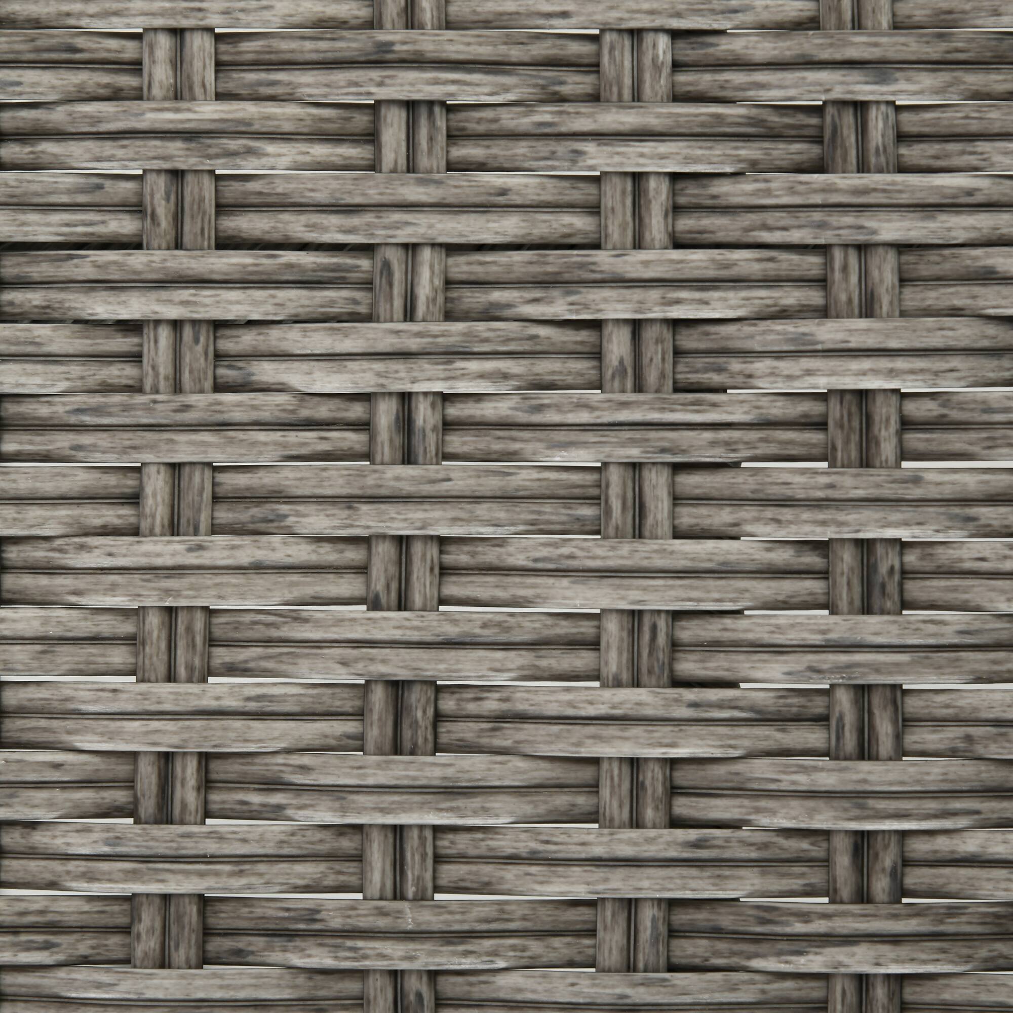 Alt View 7. Outsunny - Piece Rattan Wicker Bar Set, High Top Outdoor Table and Chairs, Bar Height Patio Set - Gray.