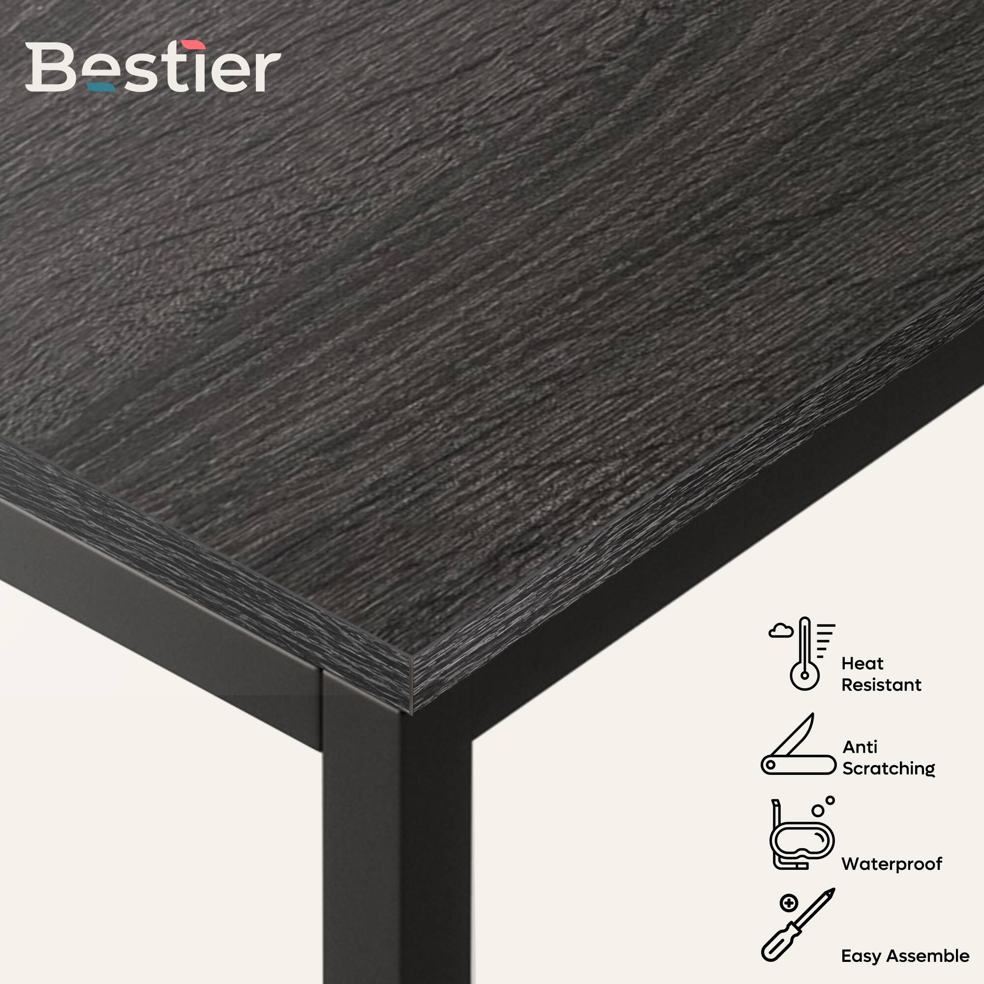 Bestier Heat Resistant Anti-Scratching Waterproof Easy Assembly