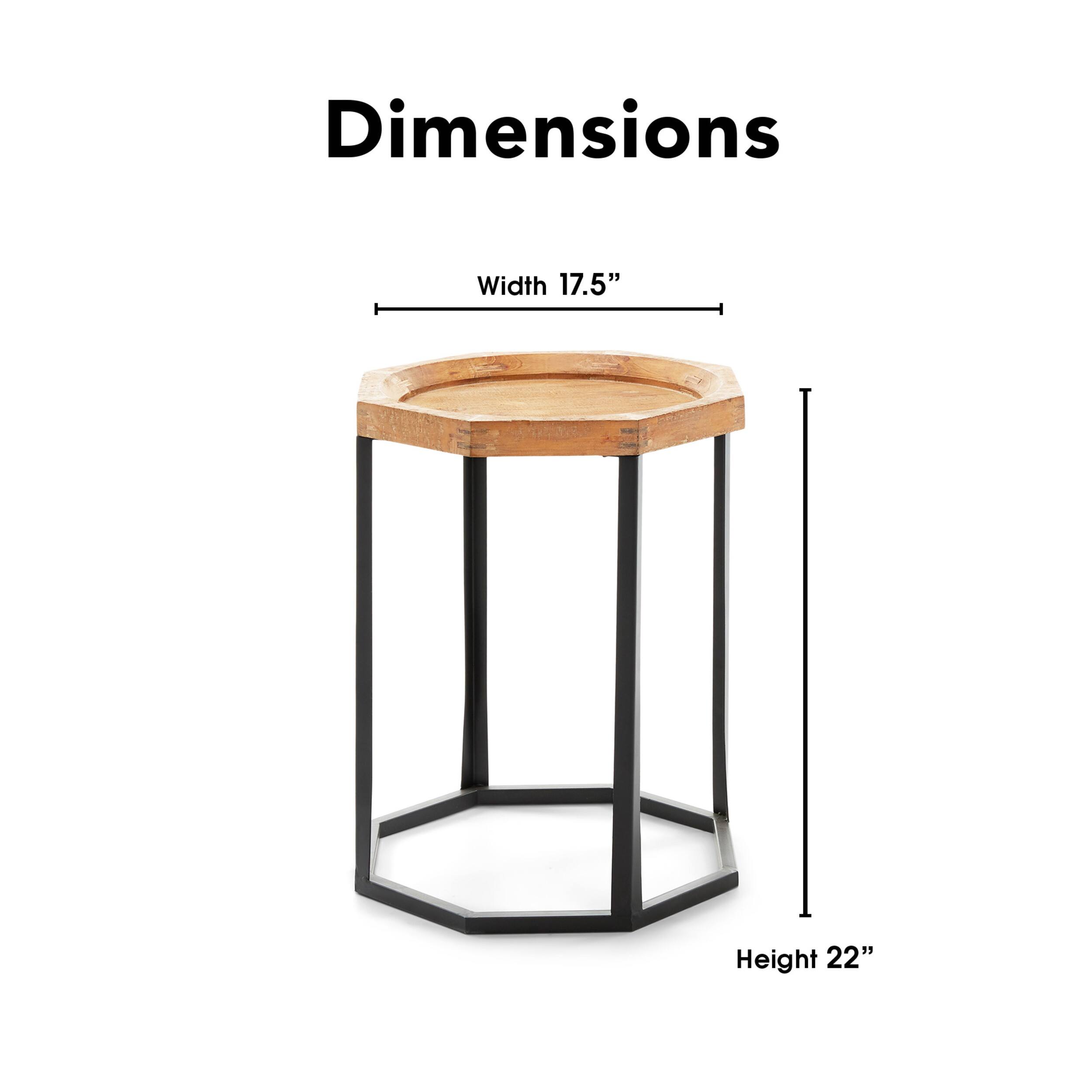 Angle. Finch - Grayson Side Table - Natural.
