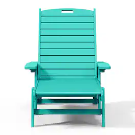 WestinTrends - Malibu Poly Reclining Chaise Lounge - Turquoise