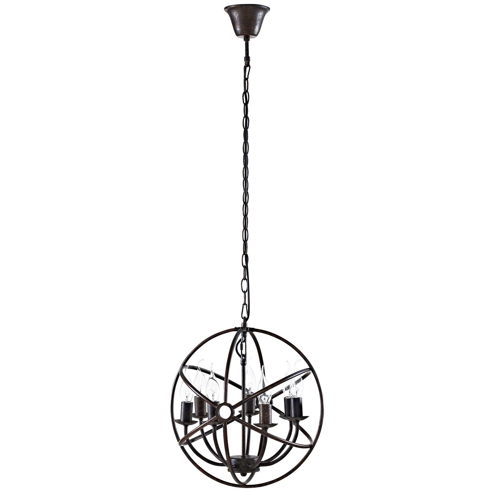 Angle. Modway - Atom Chandelier by Modway - Brown.