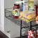 Alt View 18. Honey-Can-Do - 3-Tier Rolling Cart with Wood Shelf and Pull-Out Baskets - Black/Brown.