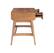 Alt View 15. Linon Home Décor - Rangall 3-Drawer Rattan Desk - Natural.