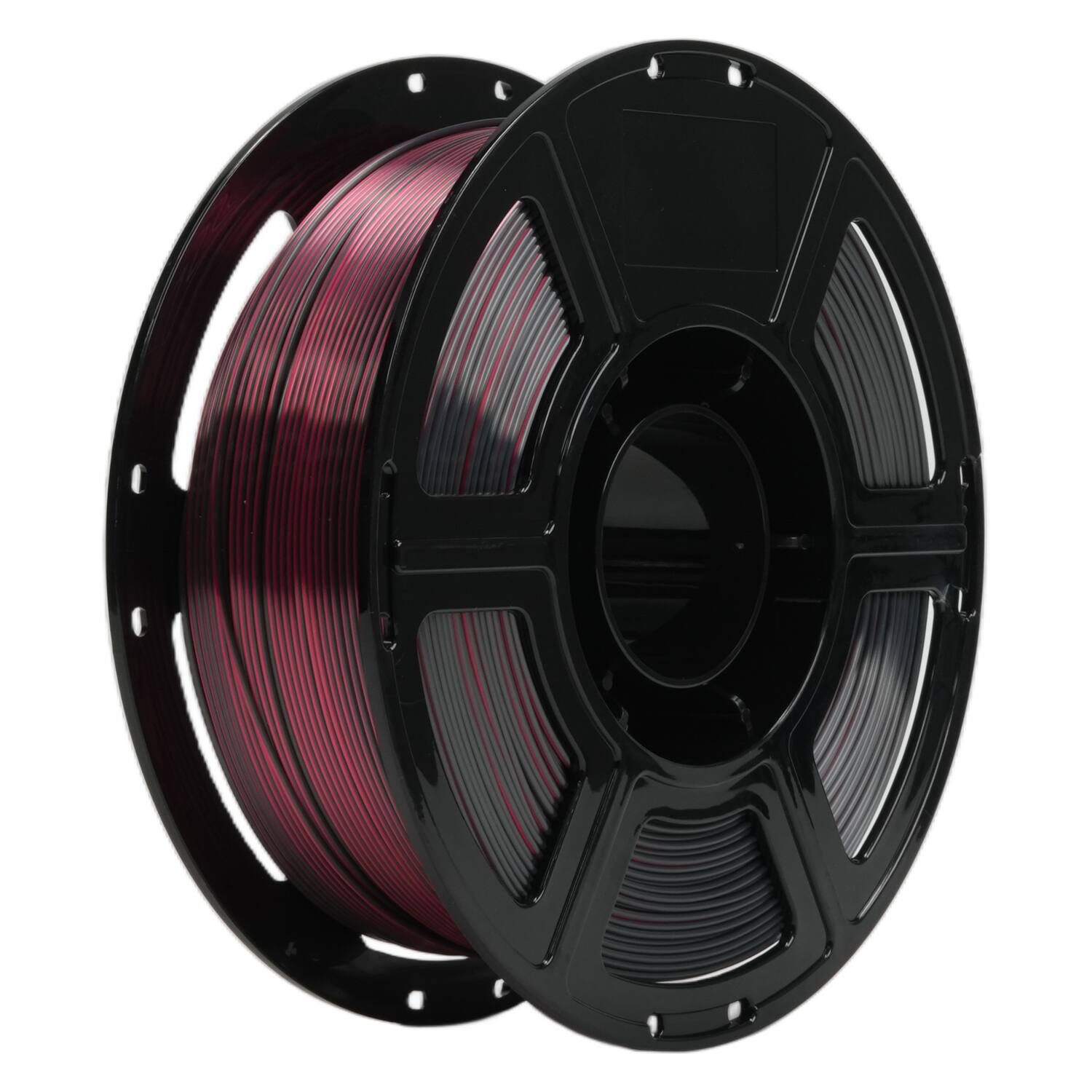 Alt View 4. Flashforge - PLA Silk Dual Color 3D Printer Filament-1.75mm-1kg (2.2 lbs) Spool - Dual Color Black+Red.