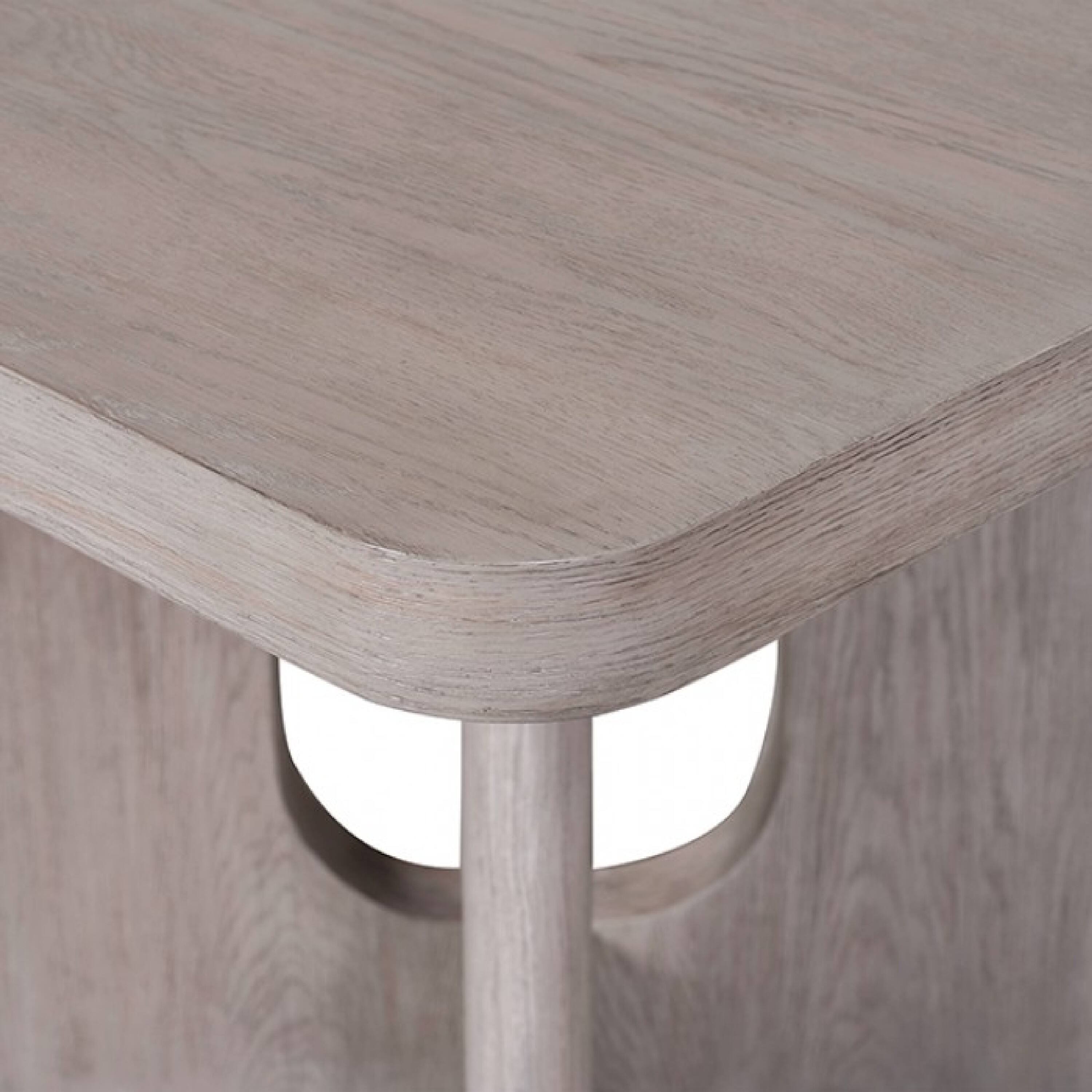 Alt View 3. Manhattan Lane - Zoko 7pc Counter Height Dining Table Set, 6 Seater, White Wash Oak - White Wash Oak.