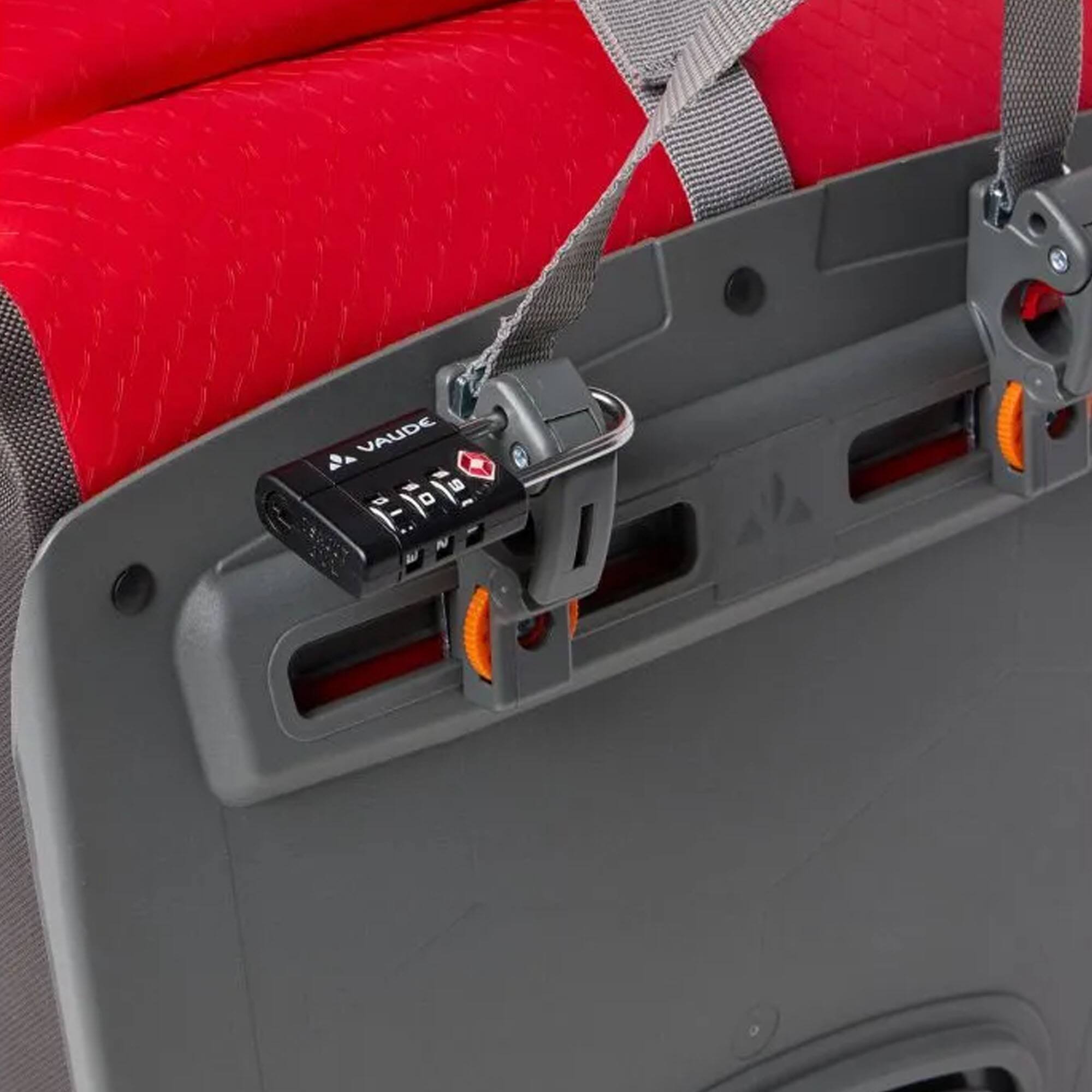 Alt View 4. VAUDE - Vaude Aqua Back Plus Rear Bike Bags - Red - Red.