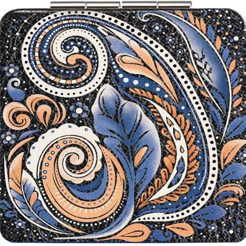 Paisley-2.8"L x 2.8"W