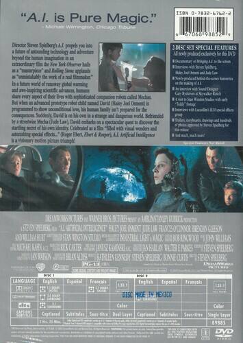 Alt View 1. A.I.: Artificial Intelligence   - DVD.