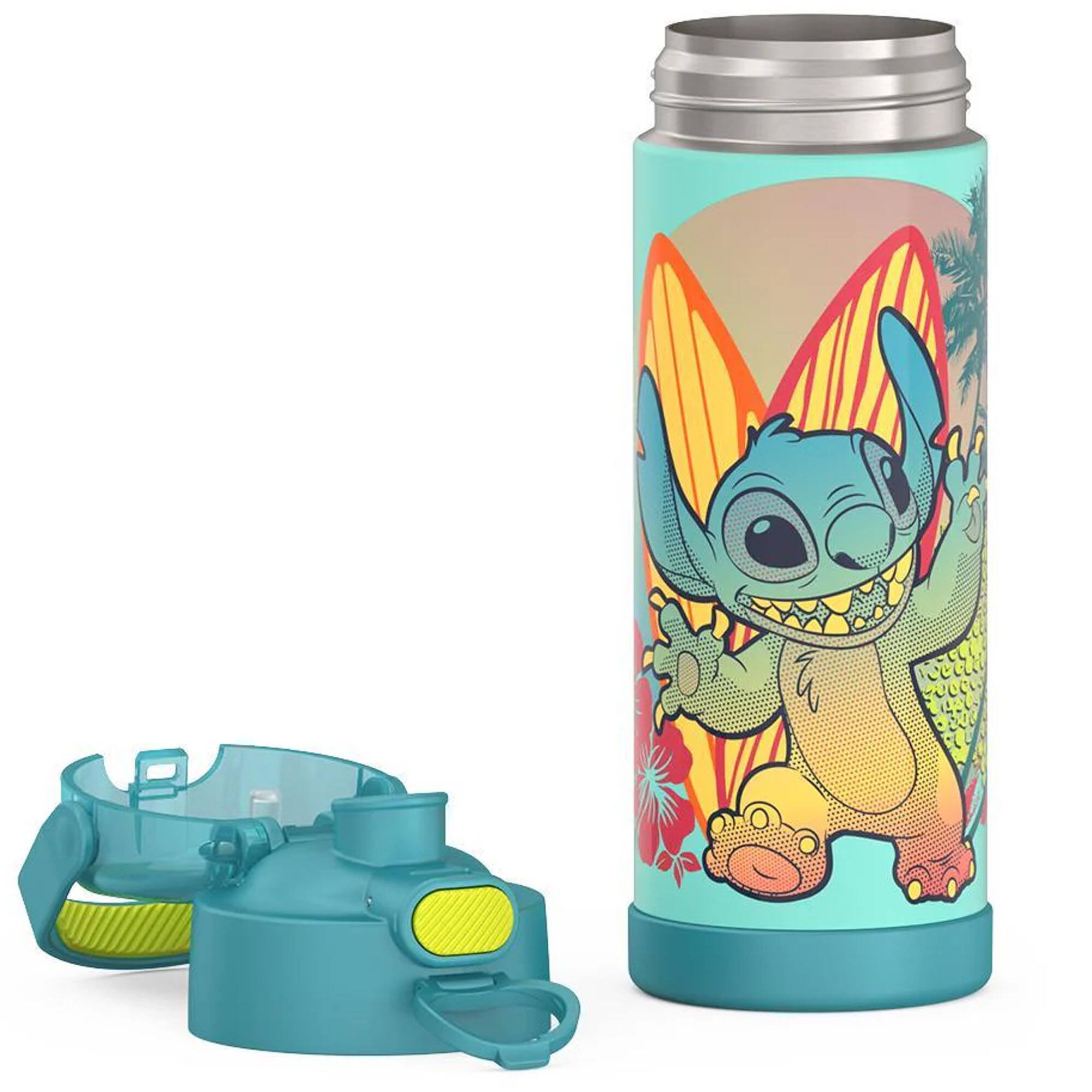 Alt View 4. Thermos - Thermos 16 oz. Kid's Funtainer Stainless Steel Water Bottle - Stitch - Stitch.