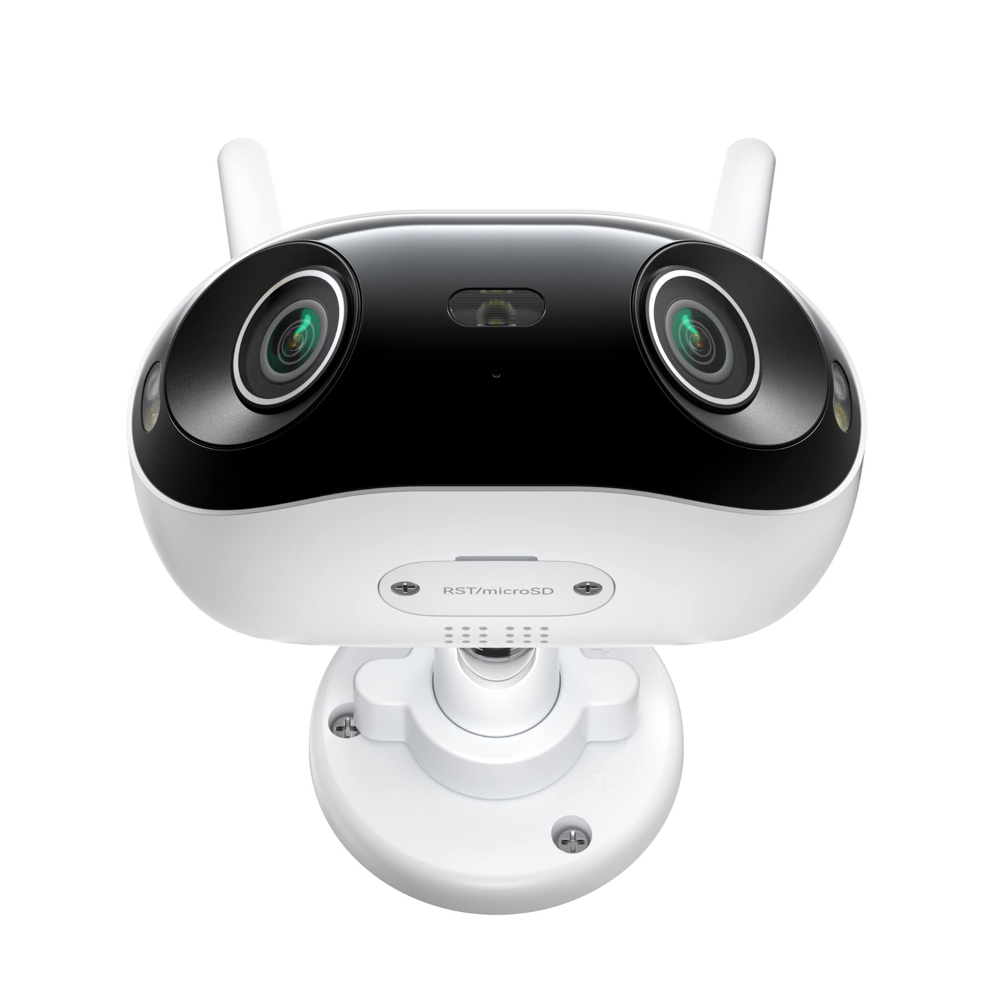 Angle. Reolink - Reolink Elite WiFi 4K 8MP 180°Dual-Lens Security Camera Color Night Vision 24/7Recording Protection AI-Powered Detection - White.
