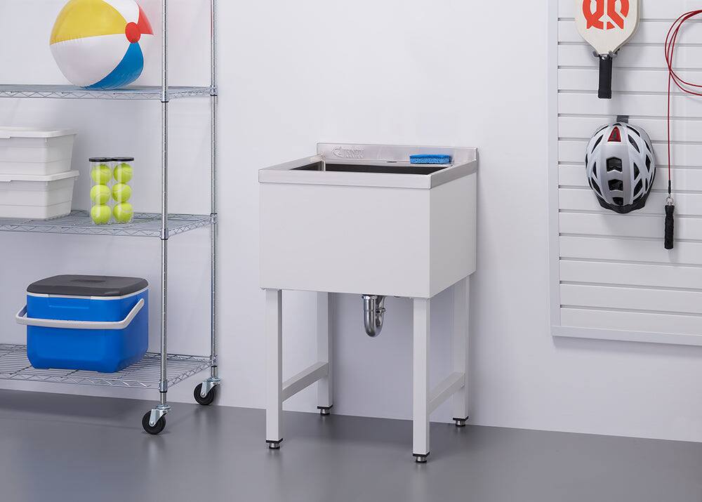TRINITY Basics | 18x16x13 Basin | Stainless Steel Utility Sink | Nsf ...