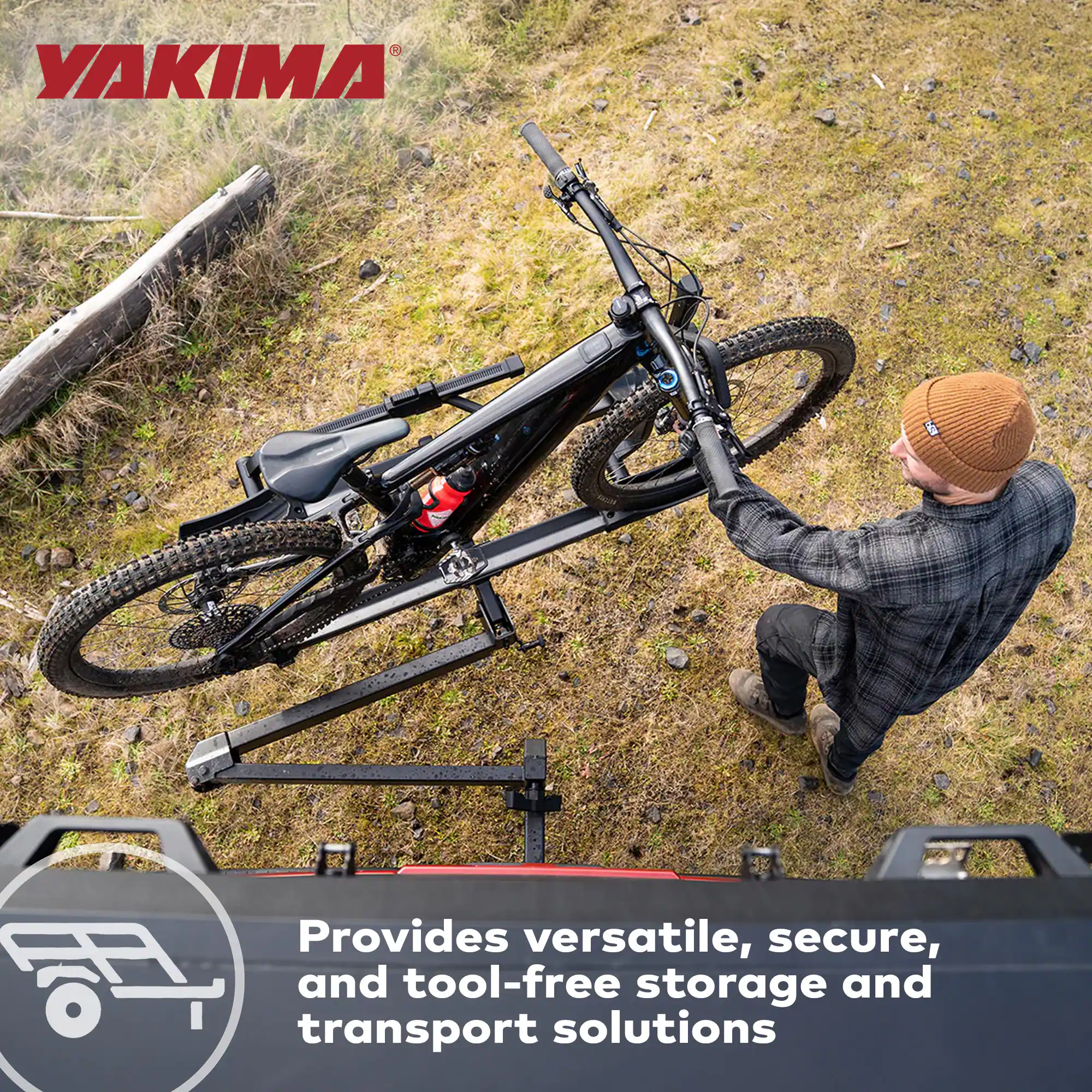 YAKIMA provides versatile, secure, and tool-free storage and transport solutions