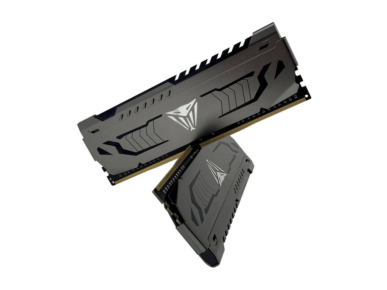 Alt View 2. Patriot - Patriot Viper Steel 32GB 288-Pin PC RAM DDR4 3200 (PC4 25600) Desktop Memory Model PVS432G320C6 - Gunmetal Grey.