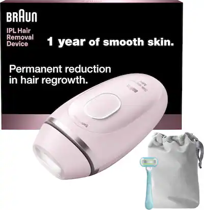 Braun Silk Expert Mini Corded IPL Hair Removal Device with Venus Razor and Pouch Pink PL1111 - Best Buy Braun Silk Expert Mini Corded IPL Hair Removal Device with Venus Razor and Pouch Pink PL1111 - Best Buy
